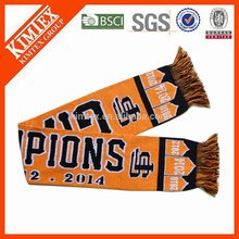 Acrylic knit football fan knitted shawls